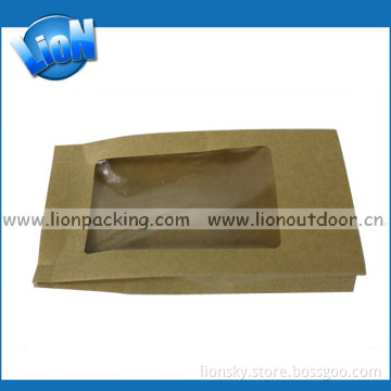 Kraft Paper Bag with Clear Window